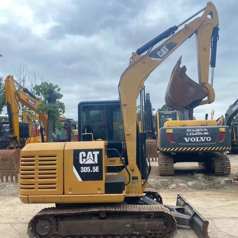 Χρησιμοποιούμενος εξορυκτής Caterpillar CAT305.5E 5ton μικρού τύπου Mini Crawler Digger