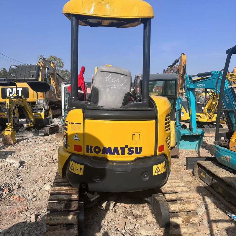 Χρησιμοποιούμενος εξορυκτής Komatsu PC35 Δεύτερο χέρι 3,5 τόνων Μικρός τύπος Mini Crawler Digger