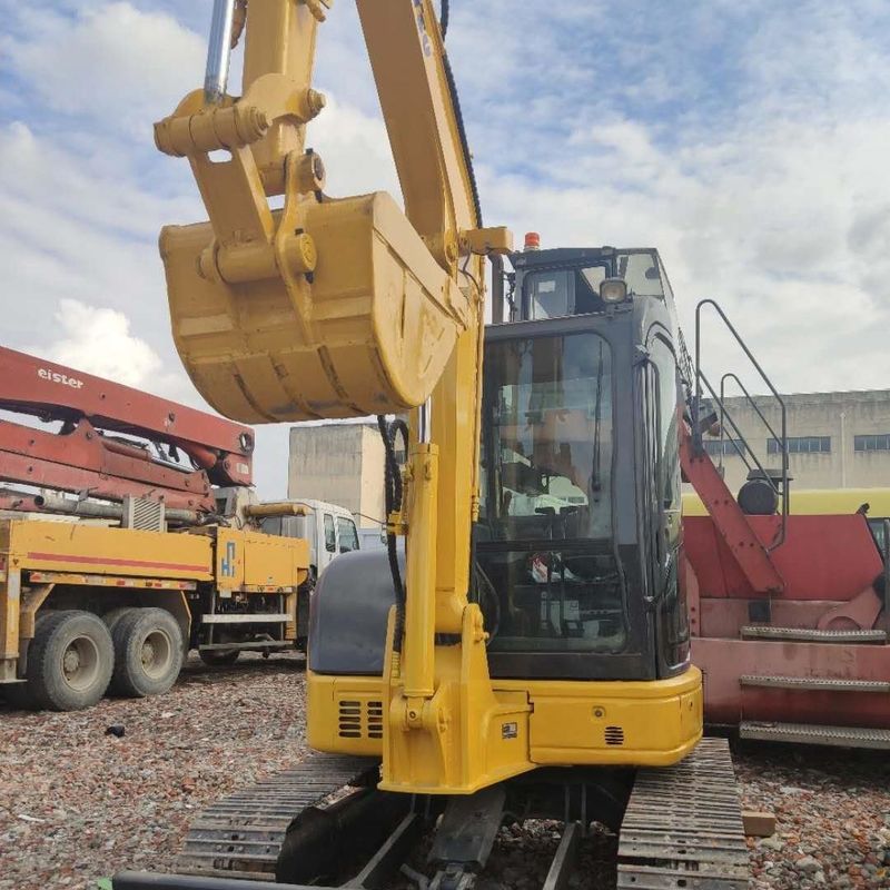 Χρησιμοποιούμενος εξορυκτής Komatsu PC55 μεταχειρισμένος εξορυκτής μικρής χωρητικότητας 5,5 τόνων