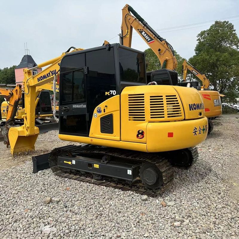 Χρησιμοποιημένος εξορυκτής Komatsu PC70 μεταχειρισμένος εξορυκτής μικρού τύπου μικρού τύπου