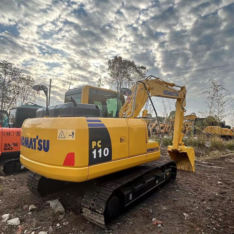 Χρησιμοποιούμενος εξορυκτής Komatsu PC110 Χρησιμοποιούμενος εξορυκτής μικρού τύπου 11 τόνων
