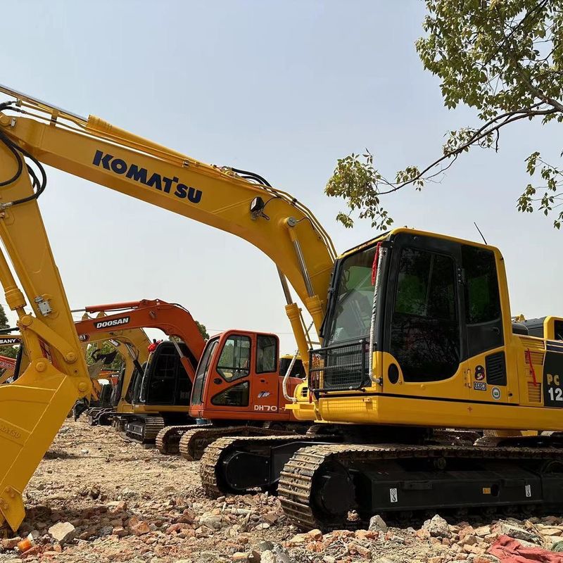 Χρησιμοποιούμενος εξορυκτής Komatsu PC120 μεταχειρισμένος εξορυκτής μικρής χωρητικότητας 12 τόνων