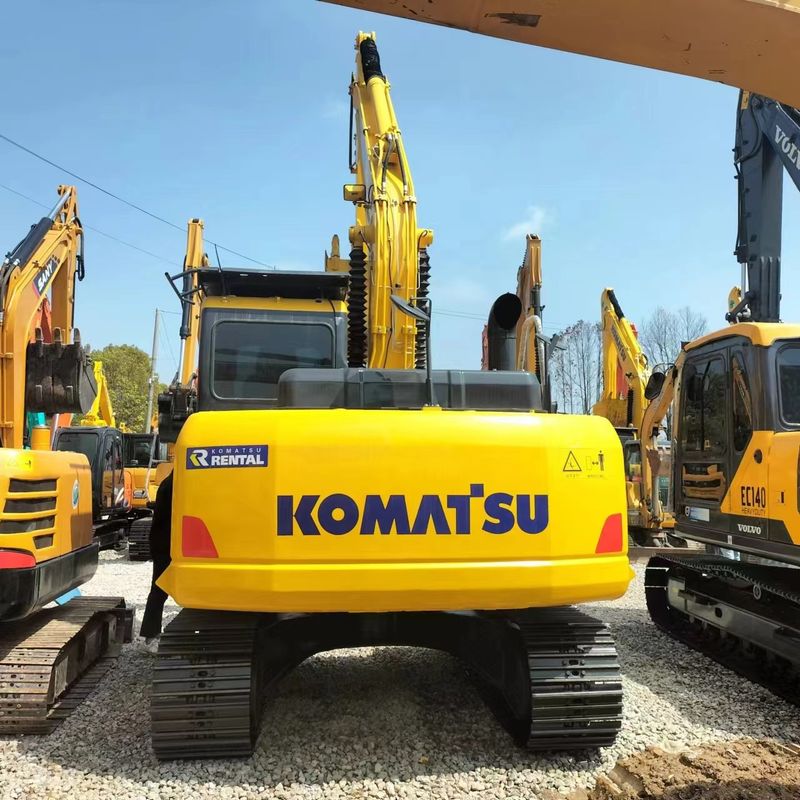 Χρησιμοποιούμενος εξορυκτής Komatsu PC130 μεταχειρισμένος εξορυκτής μικρού τύπου 13 τόνων