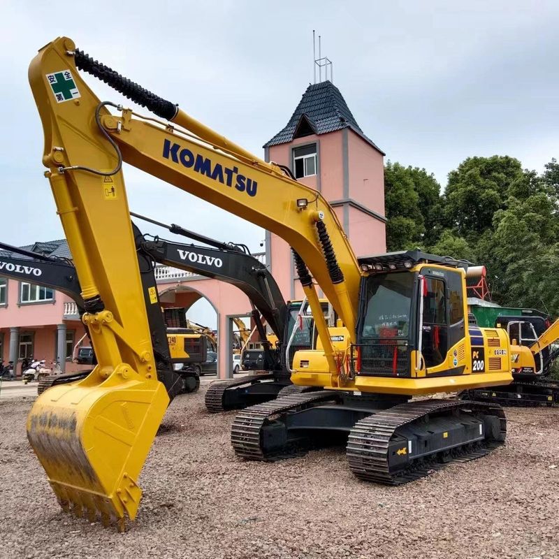 Χρησιμοποιούμενος εξορυκτής Komatsu PC200-8 Χρησιμοποιούμενος εξορυκτής 20 τόνων μεσαίου τύπου