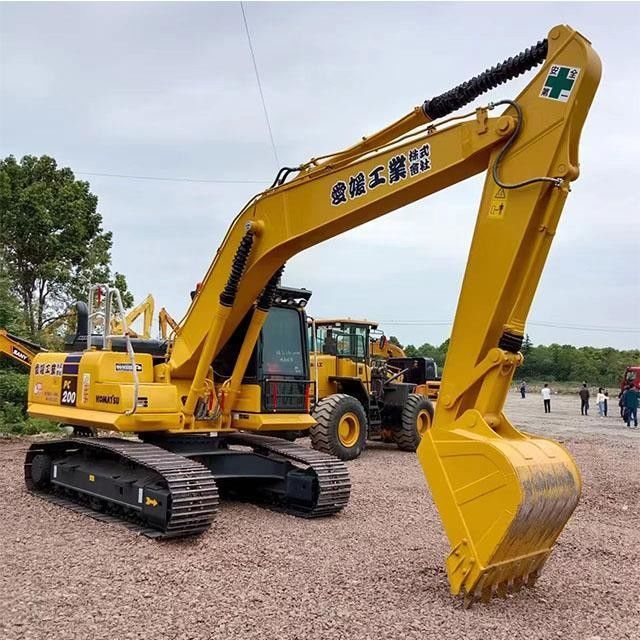 Χρησιμοποιούμενος εξορυκτής Komatsu PC200-8 Χρησιμοποιούμενος εξορυκτής 20 τόνων μεσαίου τύπου