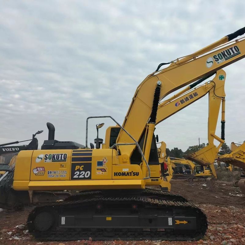 Χρησιμοποιούμενος εξορυκτής Komatsu Diggerr PC220-8 Χρησιμοποιούμενος εξορυκτής μεσαίου τύπου 22 τόνων