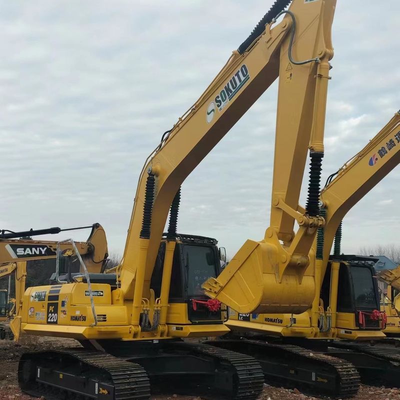 Χρησιμοποιούμενος εξορυκτής Komatsu Diggerr PC220-8 Χρησιμοποιούμενος εξορυκτής μεσαίου τύπου 22 τόνων