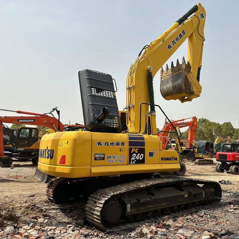 Χρησιμοποιούμενος εξορυκτής Komatsu PC240LC Χρησιμοποιούμενος εξορυκτής μεσαίου τύπου 24 τόνων