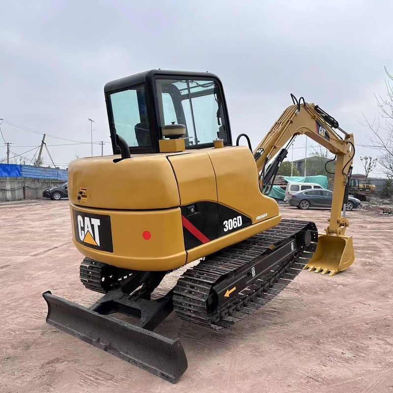 Χρησιμοποιούμενη σκάφτρα Caterpillar CAT 306D μεταχειρισμένη 6ton Crawler Mini κατασκευασμένη στην Ιαπωνία