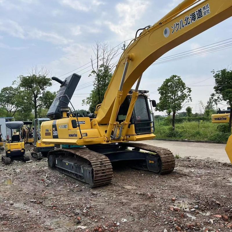 Χρησιμοποιούμενος Komatsu Digger PC350-7 Χρησιμοποιούμενος 35 τόνων Μεγάλος τύπος Excavator Crawler Μεγάλης κλίμακας