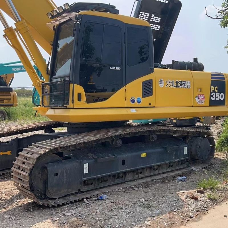 Χρησιμοποιούμενος Komatsu Digger PC350-7 Χρησιμοποιούμενος 35 τόνων Μεγάλος τύπος Excavator Crawler Μεγάλης κλίμακας