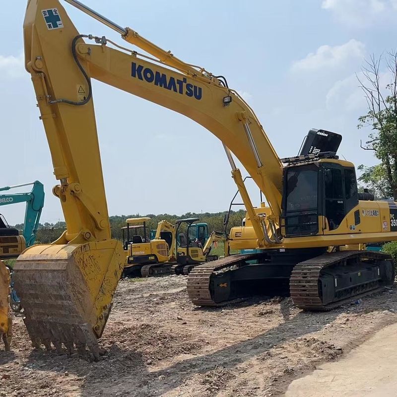 Χρησιμοποιούμενος Komatsu Digger PC350-7 Χρησιμοποιούμενος 35 τόνων Μεγάλος τύπος Excavator Crawler Μεγάλης κλίμακας