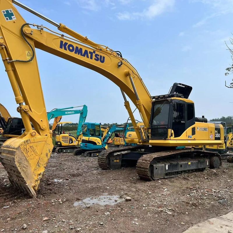 Χρησιμοποιούμενος Komatsu Digger PC350-7 Χρησιμοποιούμενος 35 τόνων Μεγάλος τύπος Excavator Crawler Μεγάλης κλίμακας