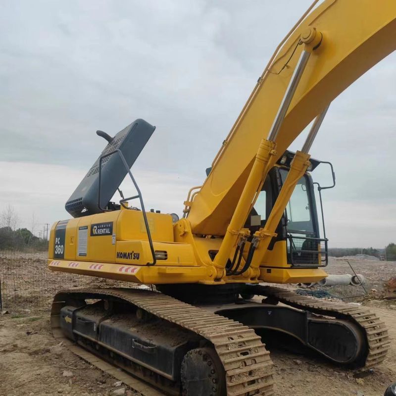 Χρησιμοποιούμενος εξορυκτής Komatsu PC360-7 μεταχειρισμένος 36 τόνων Μεγάλος τύπος σκαφτήρας