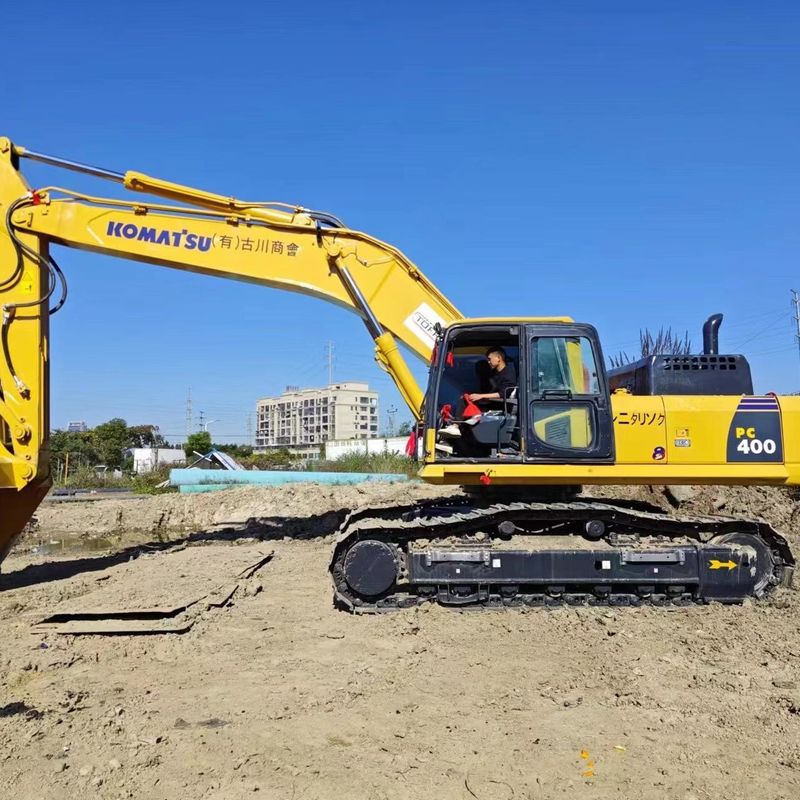 Χρησιμοποιούμενος εξορυκτής Komatsu PC400-8 Χρησιμοποιούμενος 40 τόνων Μεγάλος τύπος ορμητικός εξορυκτής