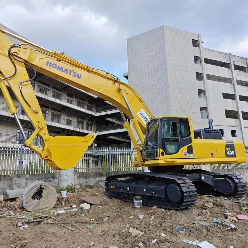 Χρησιμοποιούμενος εξορυκτής Komatsu PC400-8 Χρησιμοποιούμενος 40 τόνων Μεγάλος τύπος ορμητικός εξορυκτής