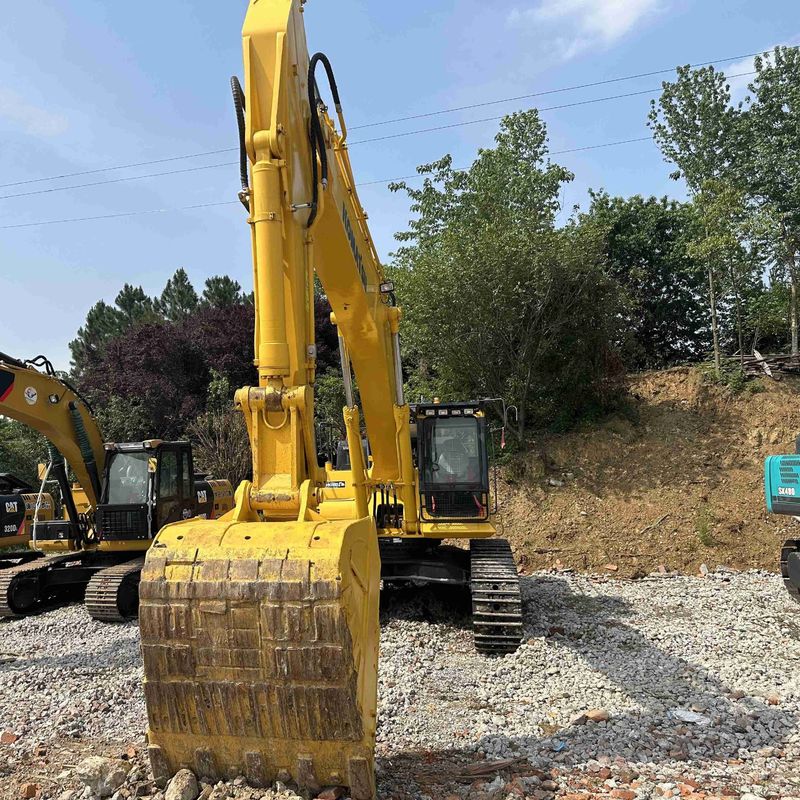 Χρησιμοποιούμενος ορυκτής Komatsu PC450-7 μεταχειρισμένος ορυκτής 45 τόνων