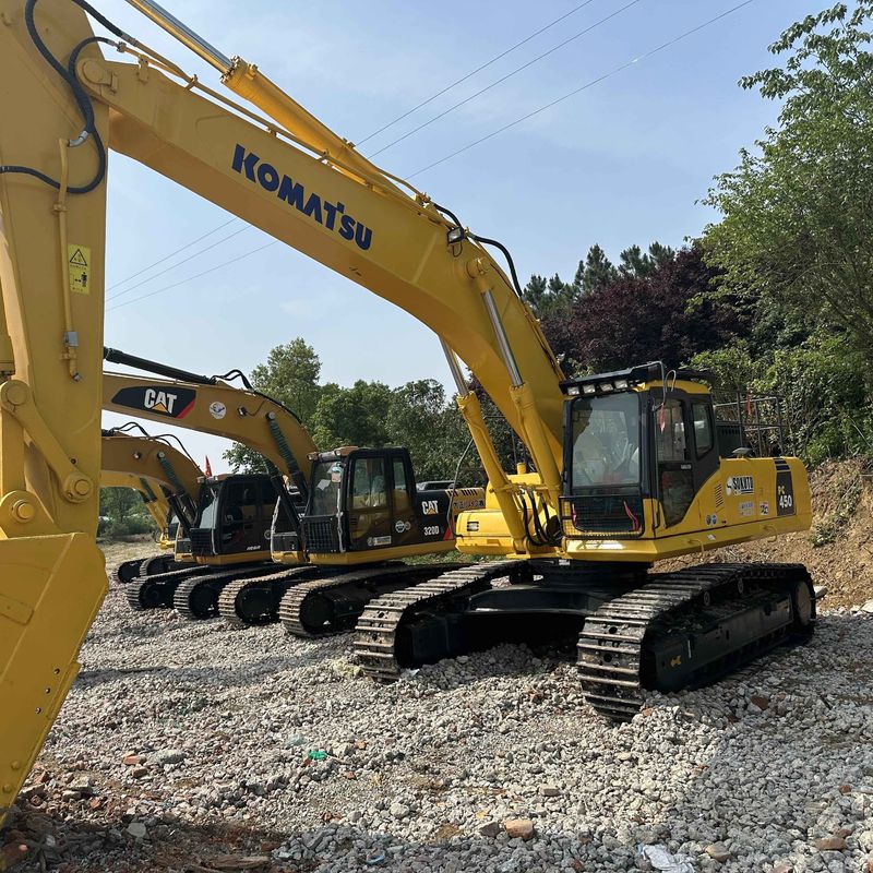 Χρησιμοποιούμενος ορυκτής Komatsu PC450-7 μεταχειρισμένος ορυκτής 45 τόνων