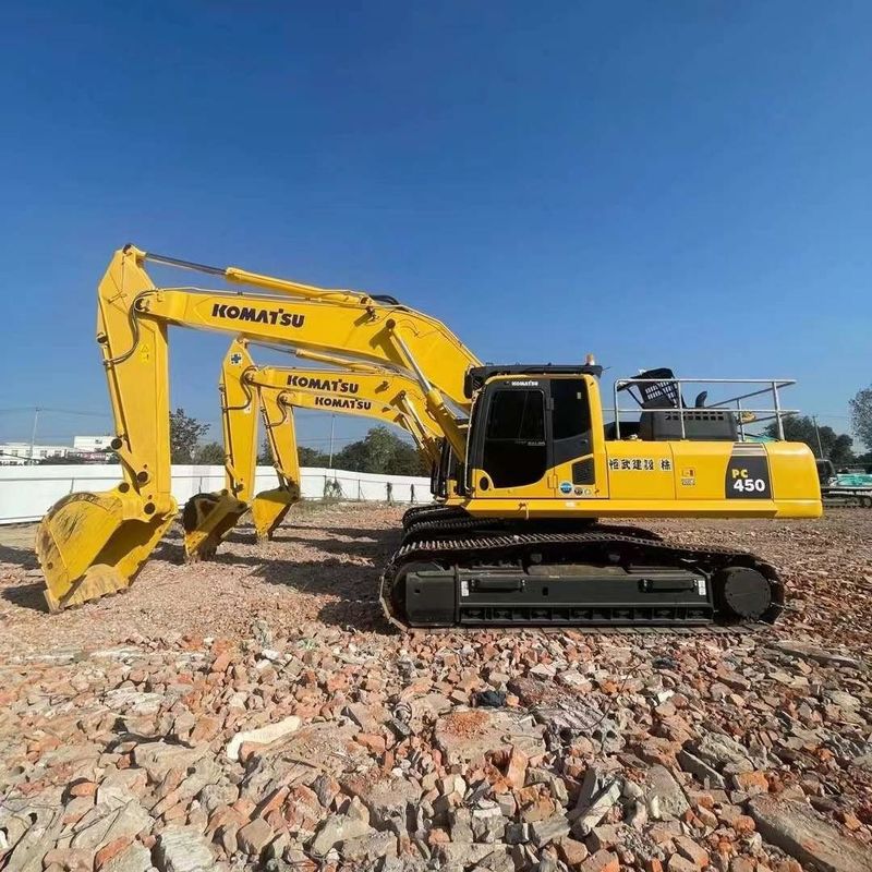 Χρησιμοποιούμενος Komatsu Digger PC450-8 Χρησιμοποιούμενος 45 τόνων Μεγάλος τύπος Excavator Crawler