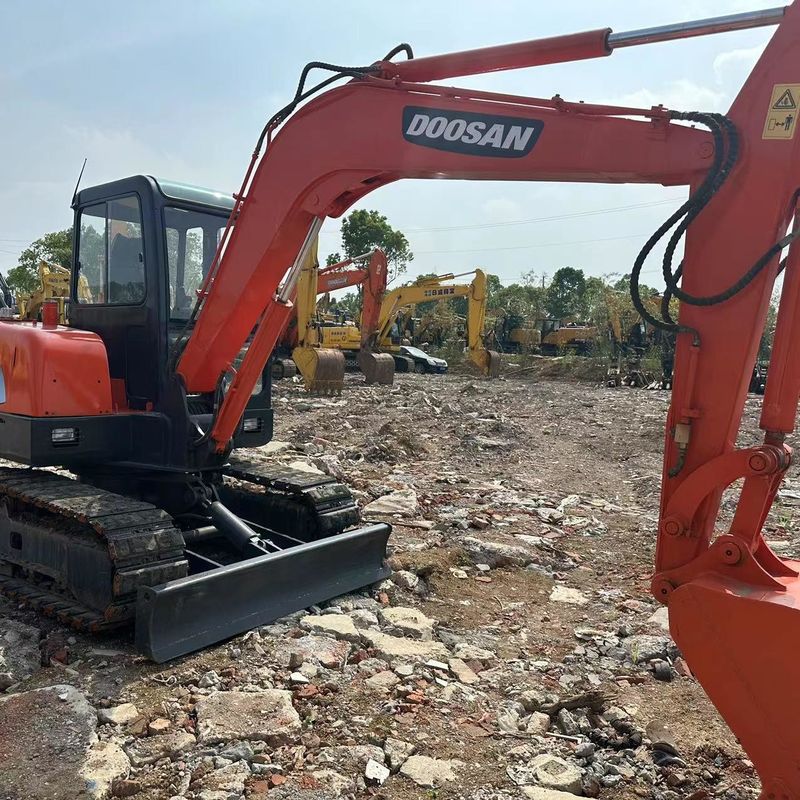 Χρησιμοποιούμενος Doosan Digger DH55 μεταχειρισμένος 5.5ton μικρού τύπου Mini Crawler Excavator