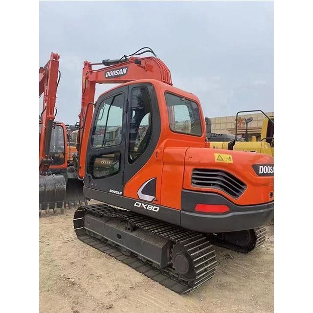 Χρησιμοποιούμενος εξορυκτής Doosan Digger DX80 μεταχειρισμένος εξορυκτής μικρού τύπου 8ton Mini Crawler