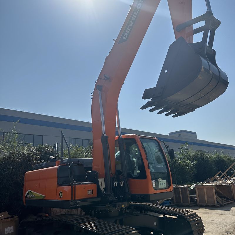Χρησιμοποιούμενος Doosan Digger DX205 μεταχειρισμένος εκσκαφέας 21 τόνων μεσαίου τύπου