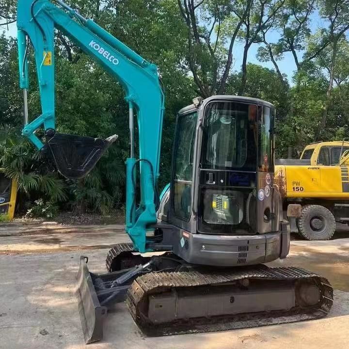 Χρησιμοποιούμενος εξορυκτής Kobelco SK55 μεταχειρισμένος εξορυκτής μικρού τύπου μικρού τύπου