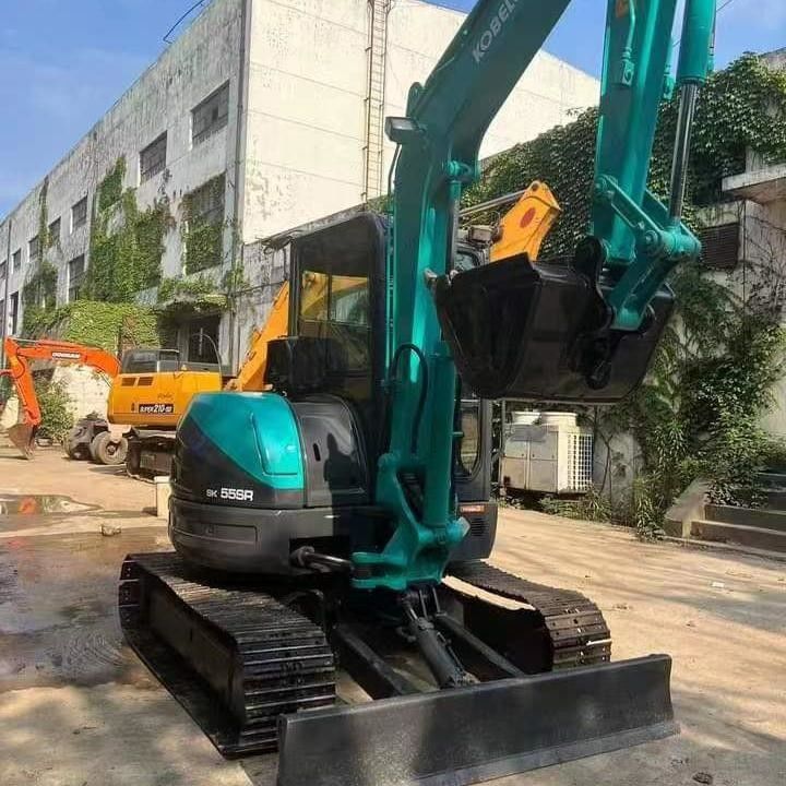Χρησιμοποιούμενος εξορυκτής Kobelco SK55 μεταχειρισμένος εξορυκτής μικρού τύπου μικρού τύπου