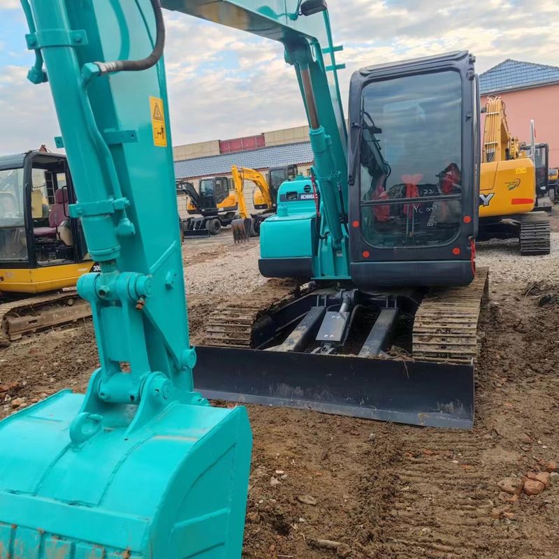 Χρησιμοποιούμενος εξορυκτής Kobelco SK75 μεταχειρισμένος εξορυκτής μικρού τύπου μικρού τύπου