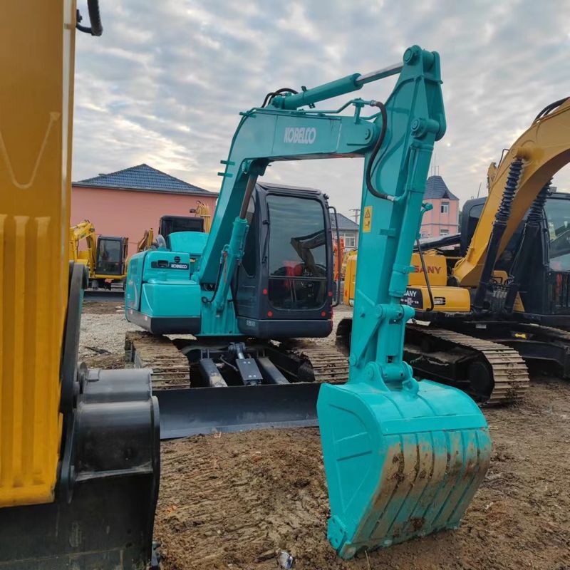 Χρησιμοποιούμενος εξορυκτής Kobelco SK75 μεταχειρισμένος εξορυκτής μικρού τύπου μικρού τύπου