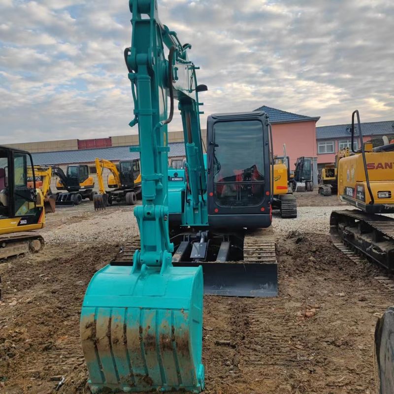 Χρησιμοποιούμενος εξορυκτής Kobelco SK75 μεταχειρισμένος εξορυκτής μικρού τύπου μικρού τύπου