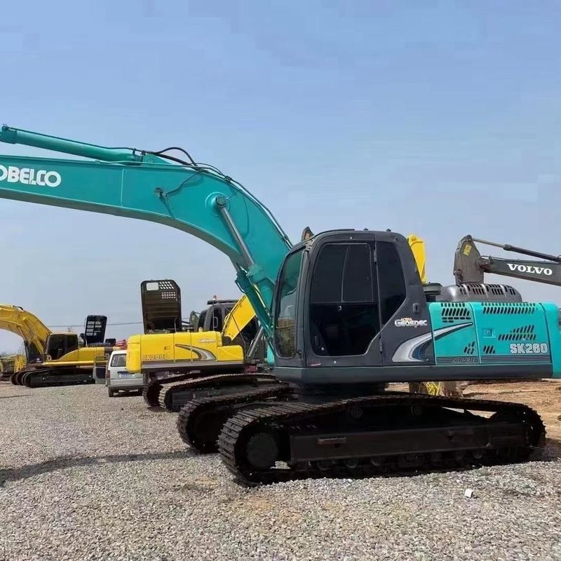 Χρησιμοποιούμενος Kobelco Digger SK260 μεταχειρισμένος εκσκαφέας μεσαίου τύπου 26 τόνων