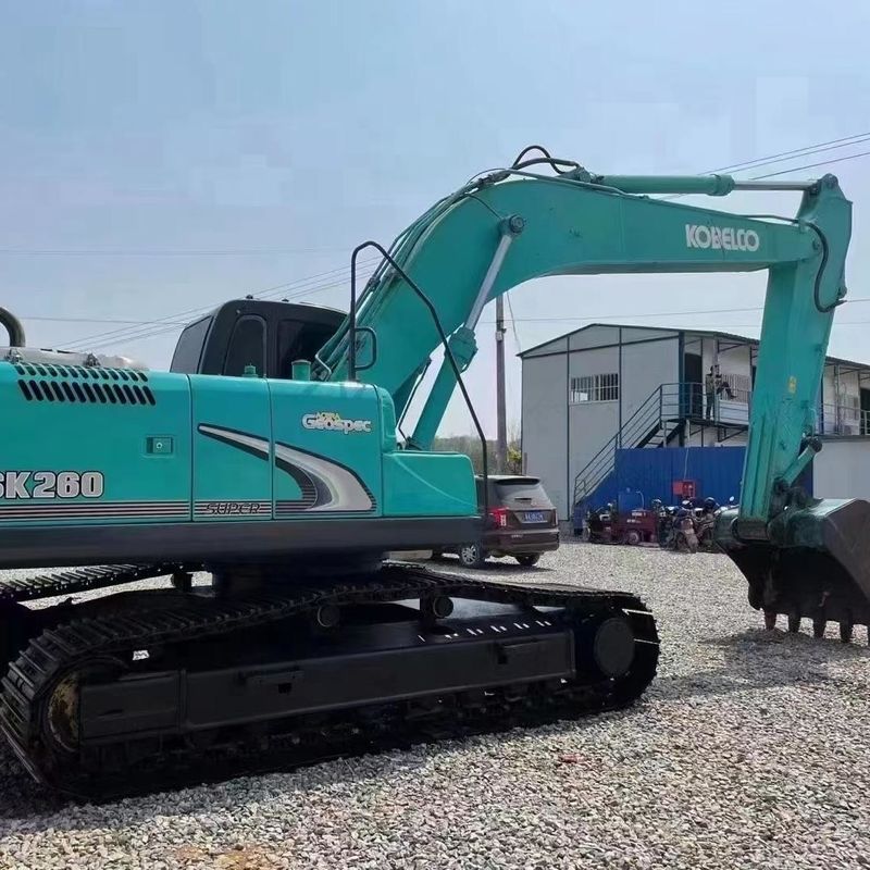 Χρησιμοποιούμενος Kobelco Digger SK260 μεταχειρισμένος εκσκαφέας μεσαίου τύπου 26 τόνων