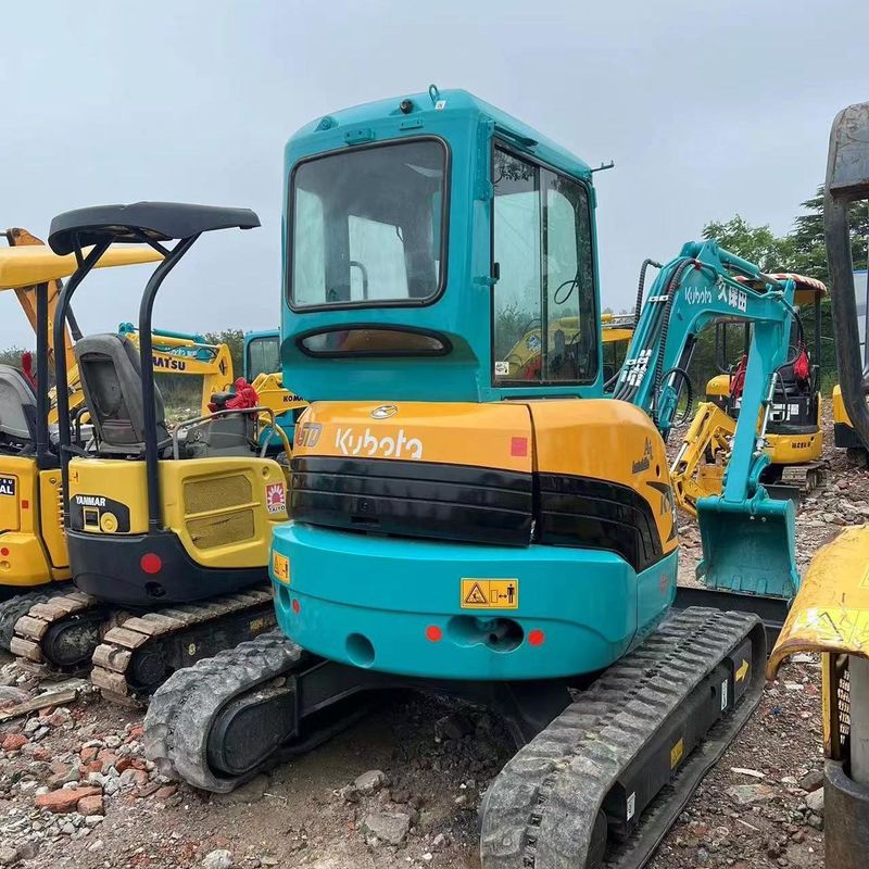 Χρησιμοποιούμενος εξορυκτής Kubota KX135 μεταχειρισμένος εξορυκτής μικρού τύπου 3,5 τόνων