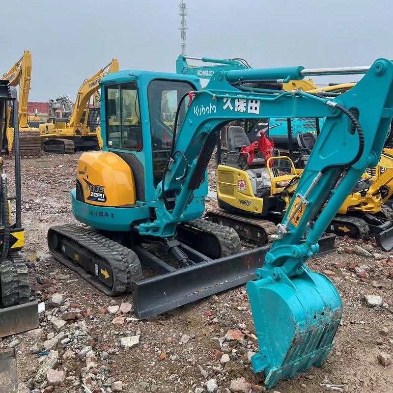 Χρησιμοποιούμενος εξορυκτής Kubota KX135 μεταχειρισμένος εξορυκτής μικρού τύπου 3,5 τόνων