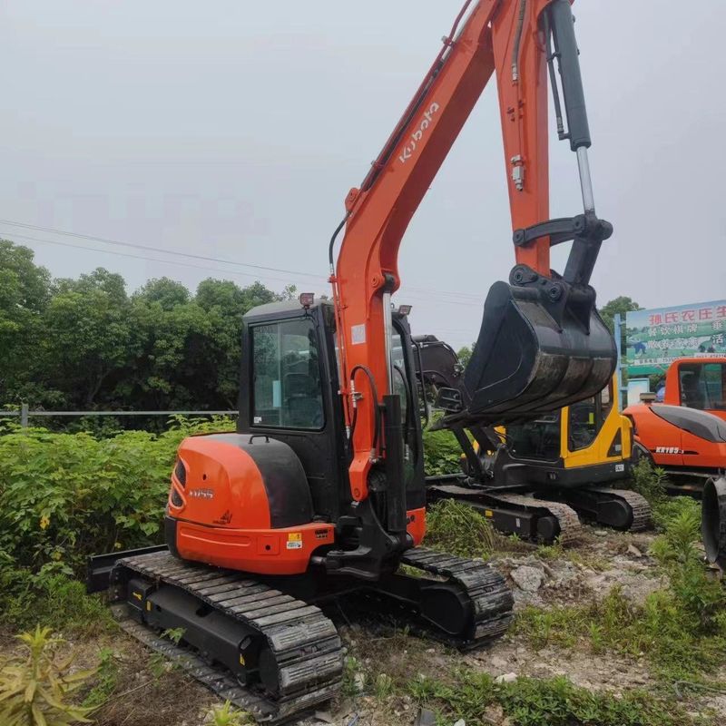 Χρησιμοποιούμενος εξορυκτής Kubota KX155 μεταχειρισμένος εξορυκτής μικρού τύπου μικρού τύπου 5,5 τόνων