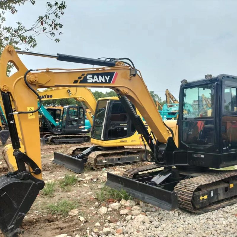 Χρησιμοποιούμενος εξορυκτής SANY Digger SY60 μεταχειρισμένος εξορυκτής μικρού τύπου μικρού τύπου