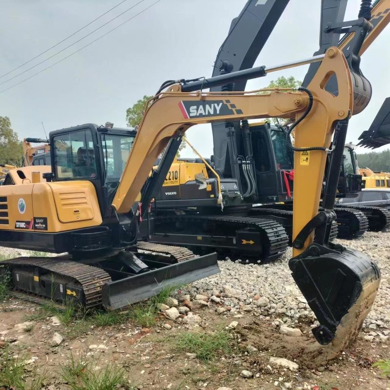 Χρησιμοποιούμενος εξορυκτής SANY Digger SY60 μεταχειρισμένος εξορυκτής μικρού τύπου μικρού τύπου