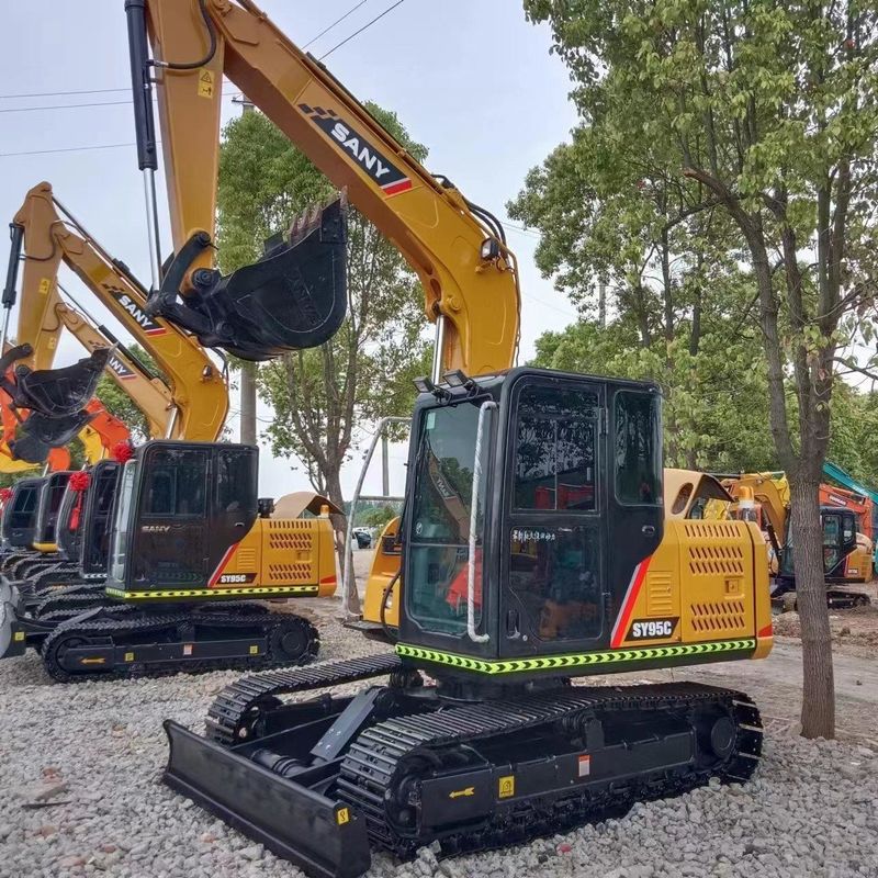 Χρησιμοποιούμενος εξορυκτής SANY Digger SY95C μεταχειρισμένος εξορυκτής μικρού τύπου μικρού τύπου