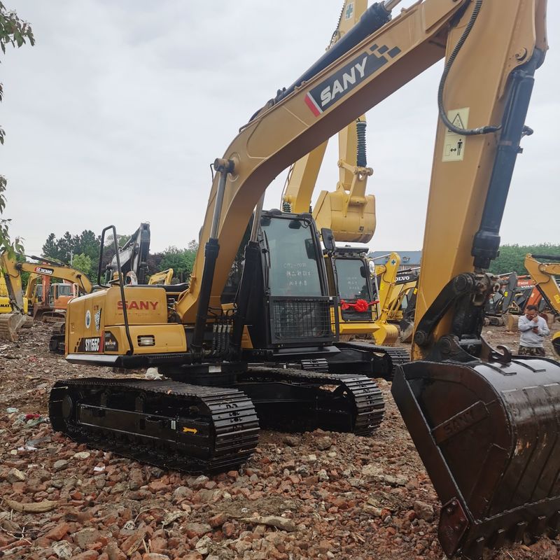 Χρησιμοποιούμενο SANY Digger SY155C μεταχειρισμένο 15.5 σε μικρού τύπου σκάφος