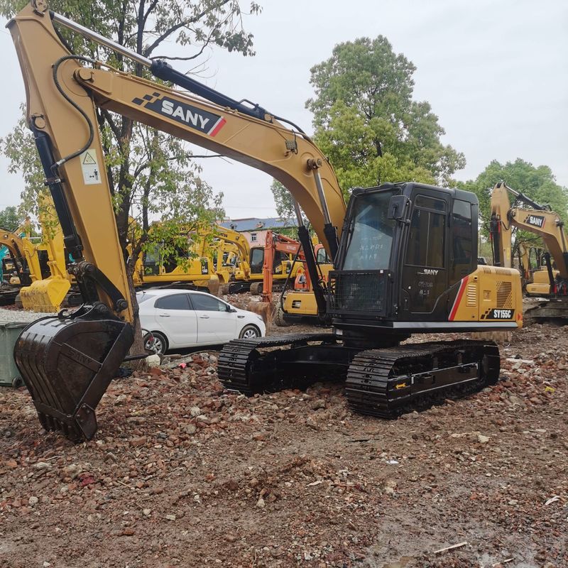 Χρησιμοποιούμενο SANY Digger SY155C μεταχειρισμένο 15.5 σε μικρού τύπου σκάφος