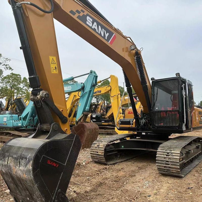 Χρησιμοποιούμενο SANY Digger SY215C Χρησιμοποιούμενο 21.5 σε μεσαίου τύπου σκάφος Crawler