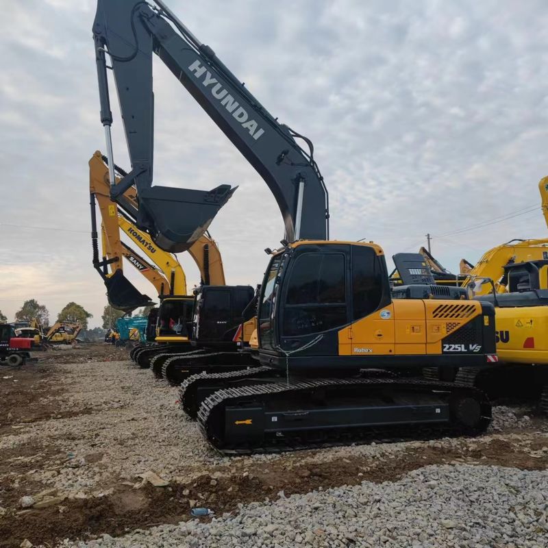 Χρησιμοποιούμενος υγιούνταϊ Digger R225VS μεταχειρισμένος 22.5ton μεσαίου τύπου σκάφος Crawler