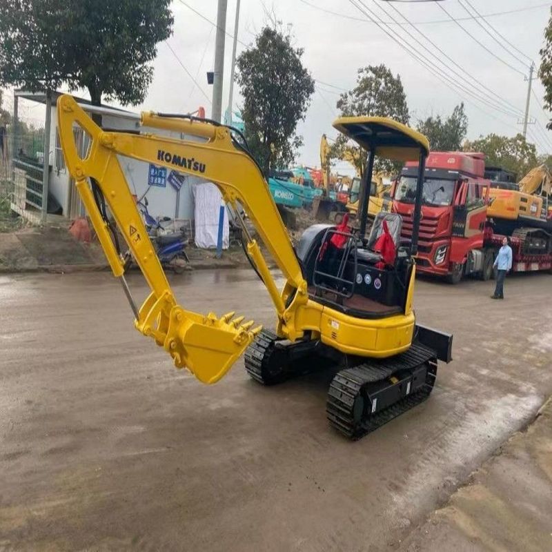 Χρησιμοποιούμενος εξορυκτής Komatsu PC35 Χρησιμοποιούμενος εξορυκτής μικρής χωρητικότητας 3,5 τόνων