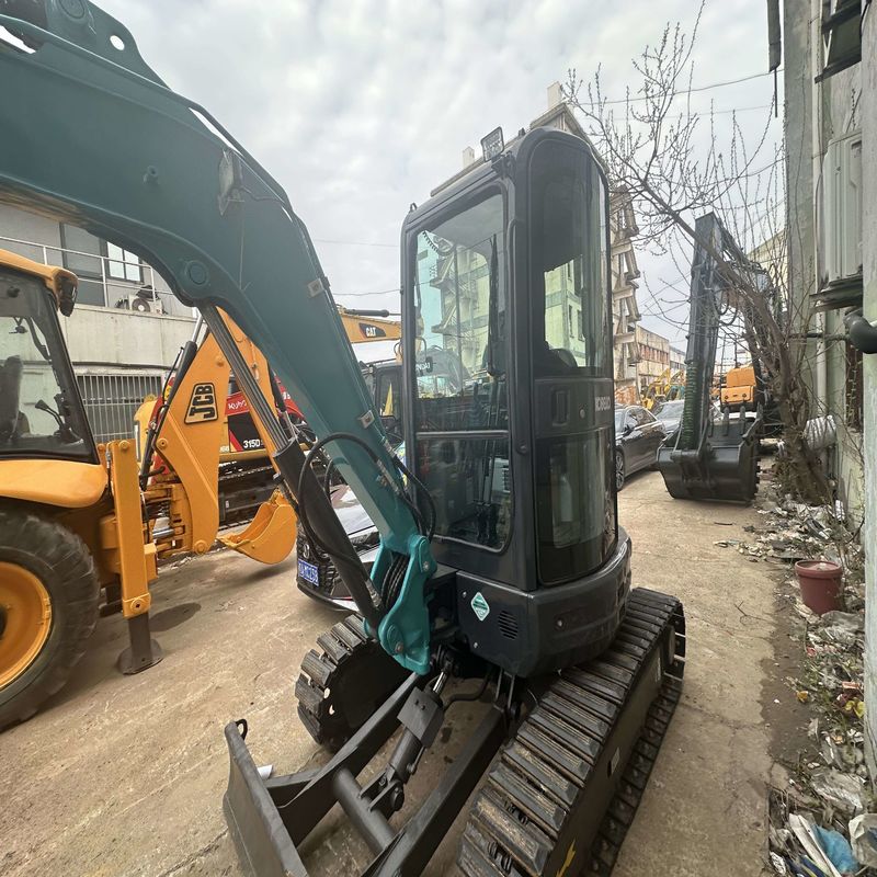 Χρησιμοποιούμενος Kobelco Digger SK35 μεταχειρισμένος 3,5 τόνων μικρού τύπου Mini Crawler Excavator