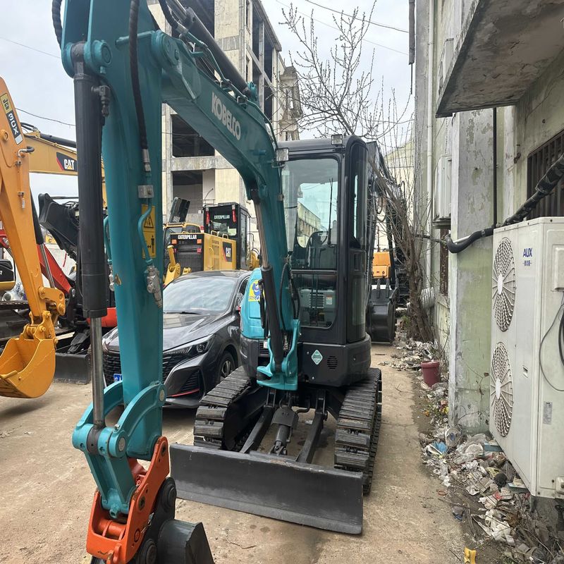 Χρησιμοποιούμενος Kobelco Digger SK35 μεταχειρισμένος 3,5 τόνων μικρού τύπου Mini Crawler Excavator
