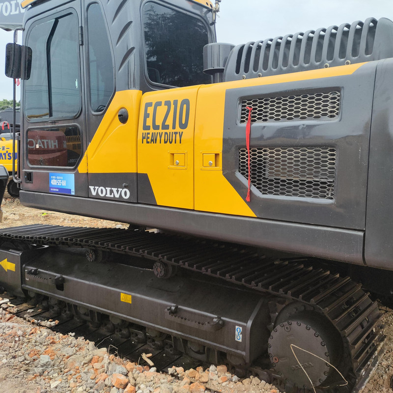 Αρχική VOL EC210 μεταχειρισμένη μηχανή εκσκαφής 20 τόνων 123kw με κουβά 1,2m3