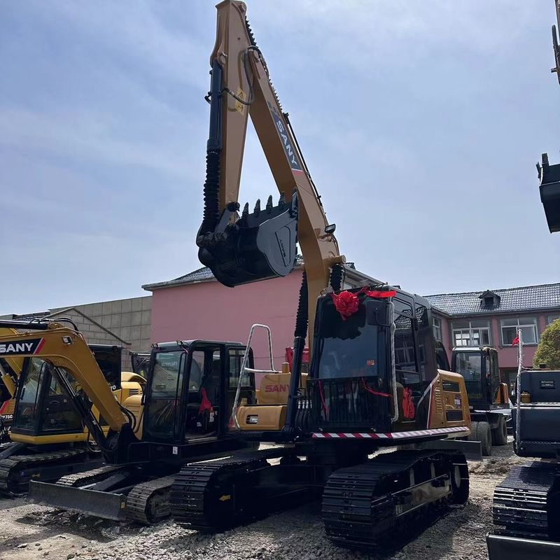 Χρησιμοποιούμενο SANY Digger SY155C μεταχειρισμένο 15.5 σε μεσαίου τύπου σκάφος