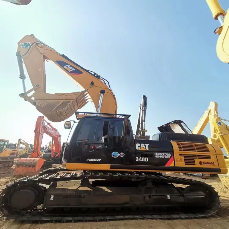 Παλιά CAT 340D Μηχανήματα Εμπόριο Εκσκαφείς 40 Τόνους 208kw 1,9m3 χωρητικότητα κουβάς