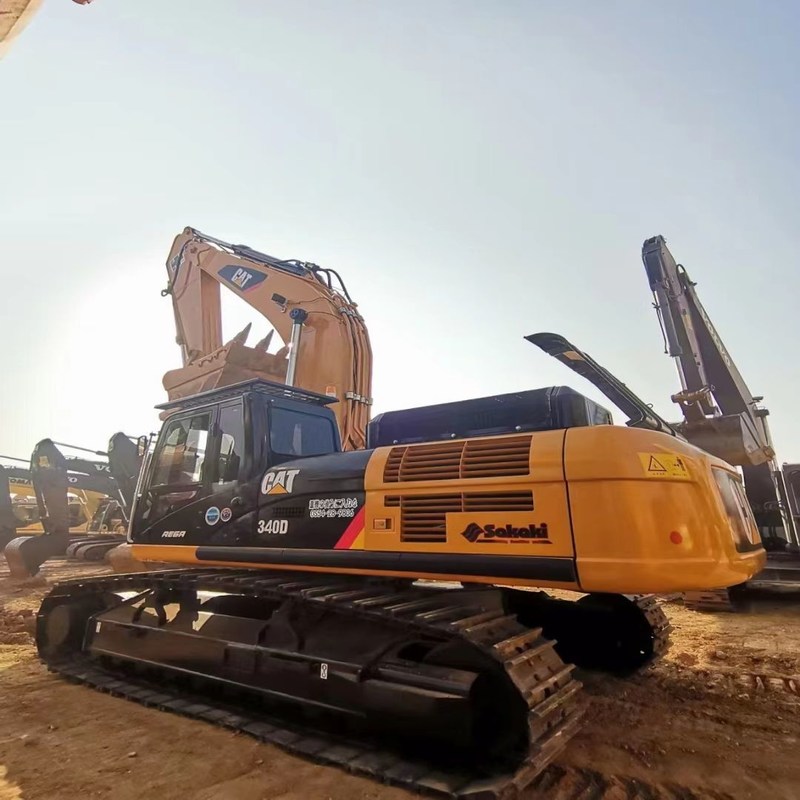 Παλιά CAT 340D Μηχανήματα Εμπόριο Εκσκαφείς 40 Τόνους 208kw 1,9m3 χωρητικότητα κουβάς
